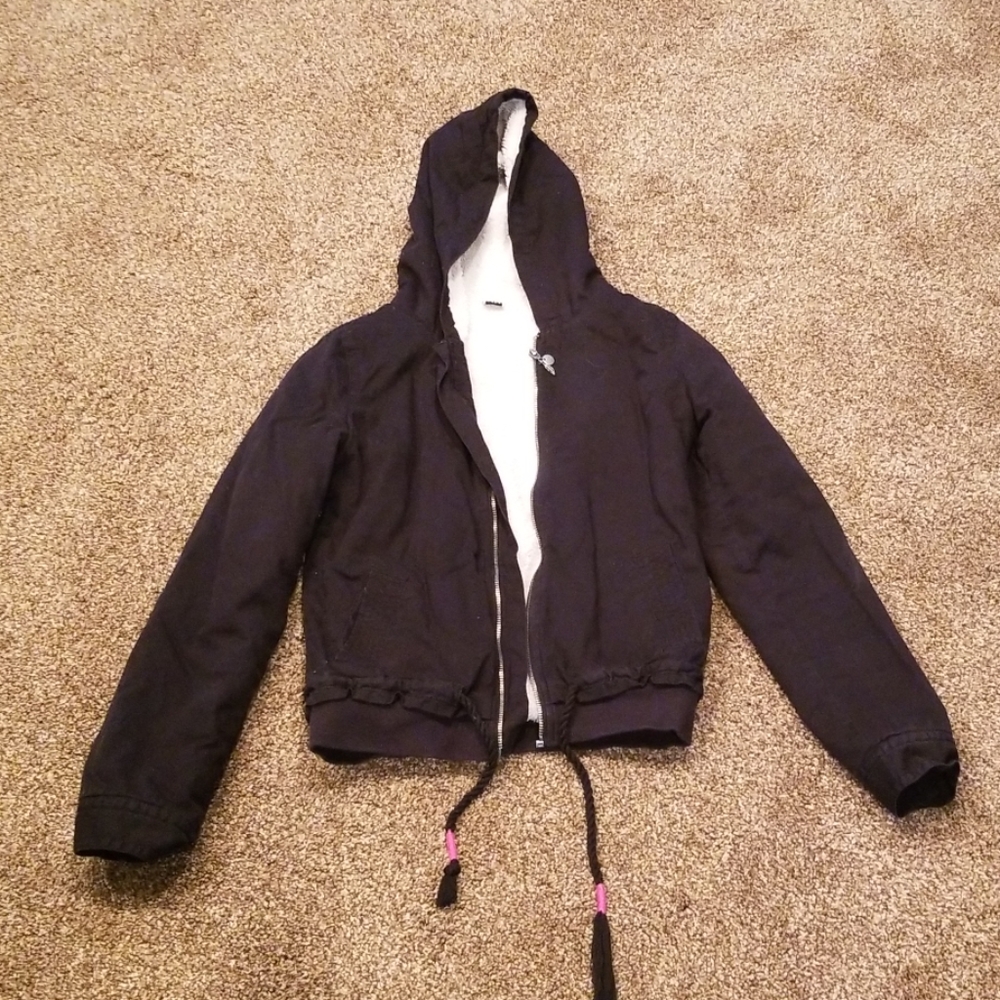 Black roxy jacket size small